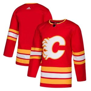Miehille NHL Calgary Flames Pelipaita Blank 2018-19 Punainen Authentic